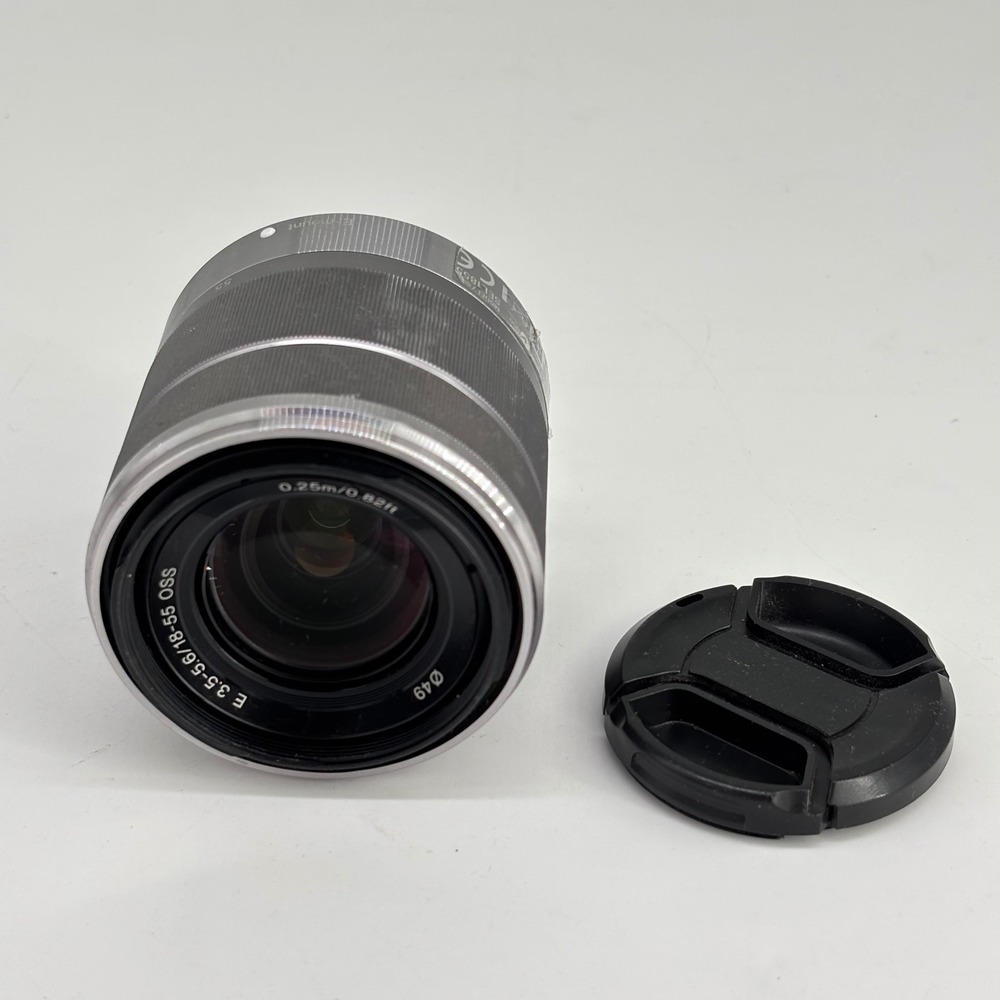 Sony E 18-55mm f/3.5-5.6 OSS Lens Silver SEL1855 E-Mount Mirrorless Zoom